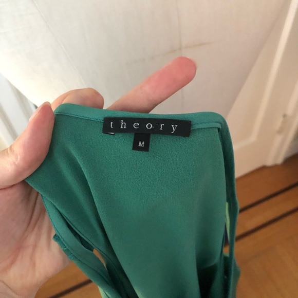 Theory Prestia Racerback Satin Tank Top sz M - Picture 6 of 7